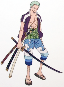 Zoro's outfit during the Z's Ambition Arc.