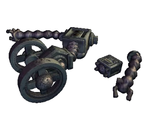 Alphus's parts scattered in The Desolate Room.