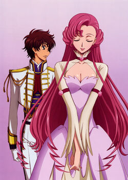 Animax, euphemia Li Britannia, Suzaku Kururugi, Lelouch Lamperouge