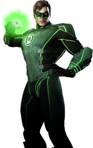 Green Lantern as he appears in the Regime Universe.