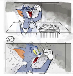 Tom and Jerry (2020 film) Storyboard 1