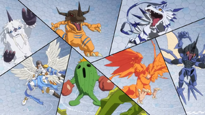 7 Champion Digimons during Digivolution