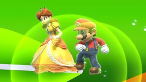 Mario with Princess Daisy