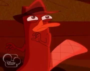 Perry asustado por la transformacion de Doofenshmirtz