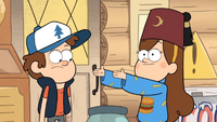 S1e13 Dipper and his temporary boss.