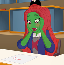 Miss Martian as she appears on DC Super Hero Girls.