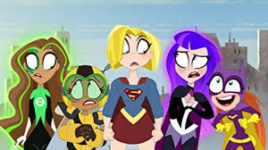 Supergirl with her friends.