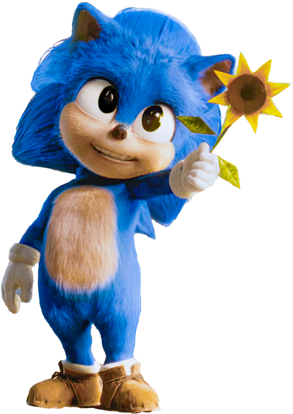 The scrapped 'Ugly Sonic' movie design has a cameo in the new Chip