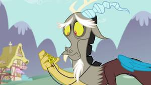Discord looks at the medallion