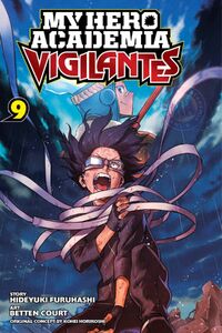 Aizawa on the cover of the Vigilantes manga's ninth volume.