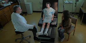 Joyce watching Will beginning his session with Dr. Owens.