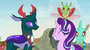 Starlight eagerly listening to Pharynx S7E17