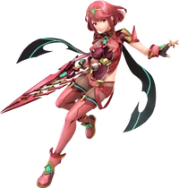 Pyra as she appears in Super Smash Bros. Ultimate.