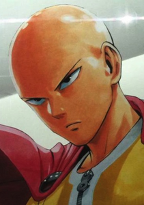 Saitama in the manga