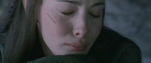 Arwen crying