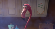 Owen as a Flamingo