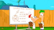 Phineas Ferb dibujo Board