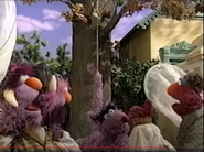 Telly and Two Headed Monsters as the hunters came to rescue Peter Elmo and his friends from the wolf