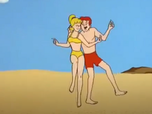 Betty and Archie beach