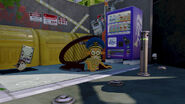 Cuttlefish watching the player from a manhole