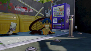 Cuttlefish in manhole