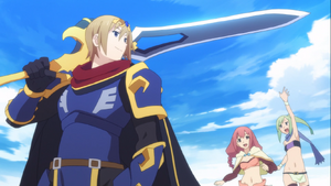 Kyouya Mitsurugi in the KonoSuba season one opening.