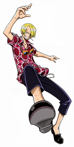 Sanji's outfit during the Skypiea Arc.