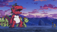 Taichi and Agumon are with Nohemon and his friends.
