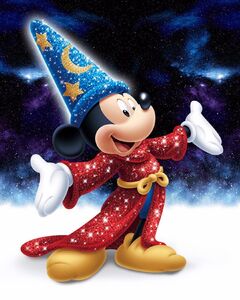 Sorcerer Mickey sparkling.