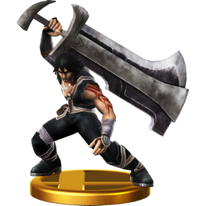 Magnus' trophy of Super Smash Bros. for 3DS/Super Smash Bros. for Wii U.