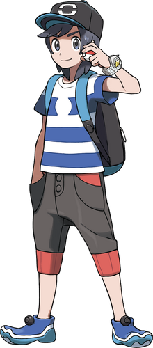 Sun Moon Protagonist male