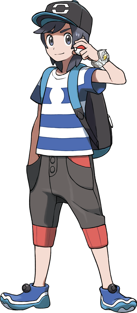 Trainer Red: USUM Minecraft Skin