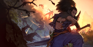 Yasuo Level Up LoR.png (1.47 MB) Yasuo's leveled up form.