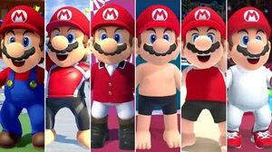 Mario & Sonic at the Olympic Games Tokyo 2020 - All Mario Outfits