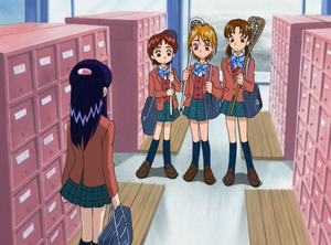 Honoka and Nagisa meet for the first time.