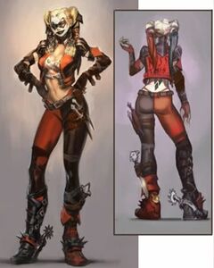 Harley Quinn Alternate Costume Concept Art