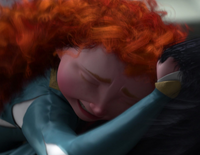 Merida crying