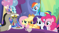 Discord having a tea party S7E1