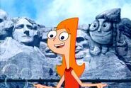 Candace and her proper monument.
