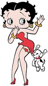 Colored Betty Boop