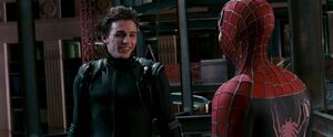 Peter and Harry decide to work together to beat Sandman and Venom