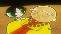 Buttercup sees the master get hurt