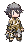 Dancer Inigo's sprite from Fire Emblem Heroes.