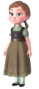 Young Anna in Kingdom Hearts III.