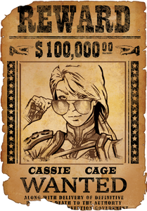 Cassie on Erron Black's wanted poster if she is his opponent.