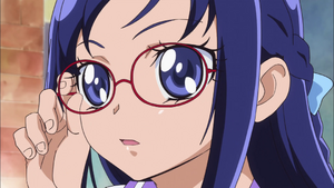 DDPC01 Rikka puts on her glasses to watch the event