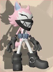 The Avatar model that inspired Whisper's design, from Sonic Forces.