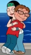 Steve hugging Hayley