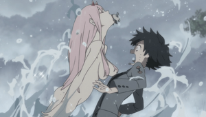 Hiro shocked after see Zero Two naked