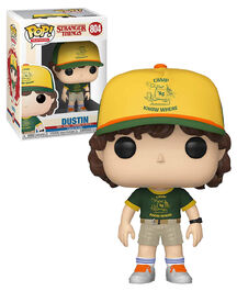 Dustin's Season 3 Pop figure.